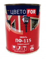 Эмаль ЦВЕТОFOR ПФ, в ассортименте, банка 0,8 кг Ярославские краски